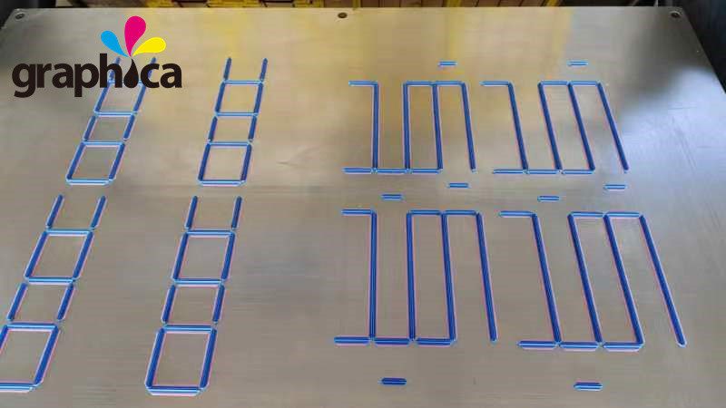 Высота канала 0,8 мм Пластмассовая режущая матрица GRB0,8 * 2,5 мм для резака