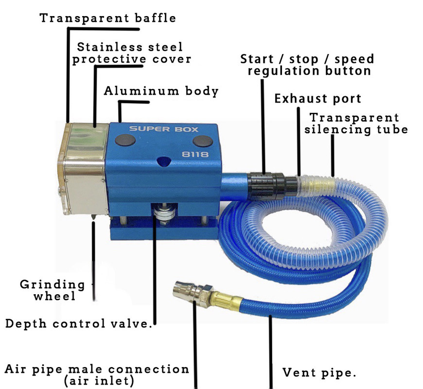 Тип воздушного насоса Графический 2022 Срезка пневматическая Ник-мольчик для полуавтоматических инструментов